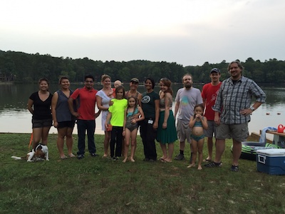 2015 Calakos Lab lake party