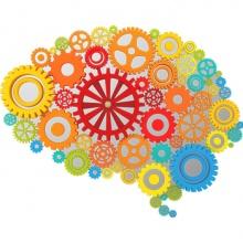 brain graphic filled with gears