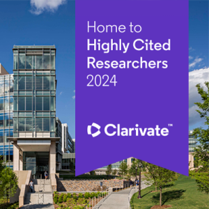 Publication cover 'Home to Highly Cited Researchers 2024'