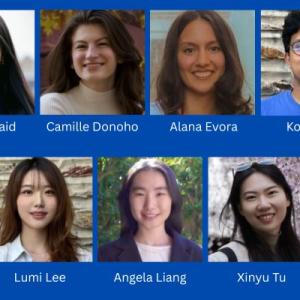 Photos of the 7 new graduate students in the Neurobiology PhD program